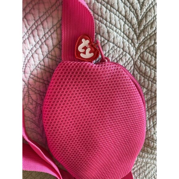 TY Flamingo Plush Two Toned Sequin Hot Pink Children's Fanny Pack/Belt Bag Y2K - Picture 4 of 8